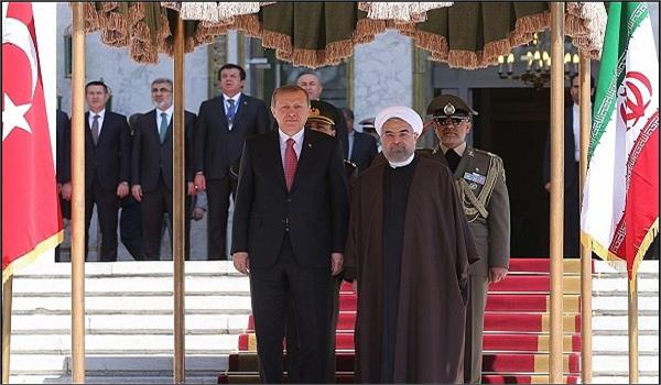 استقبال رسمی روحانی از اردوغان